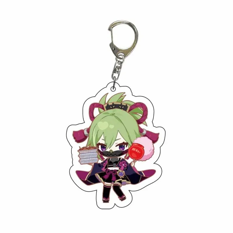 Cute Genshin Impact Acrylic Keychains