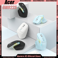 Acer Omr225 Gamer Mouse Bluetooth Wireless Mouse Dual Scroll 3mode Custom Programming Ergonomic Mouse Gaming Mice Office Mouses