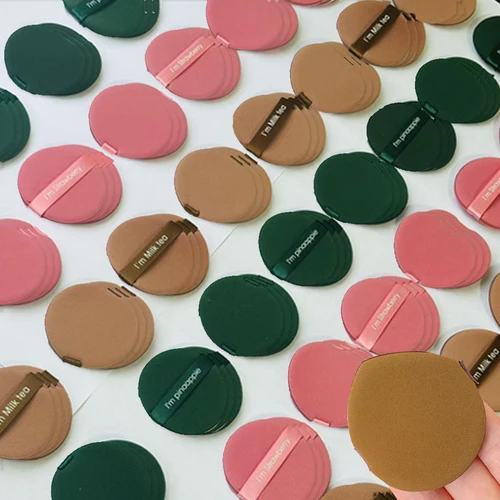 Imagen 2 del producto 12 Uds. Esponja para polvos con cojín de aire, esponja transpirable para uso húmedo y seco para Maquillaje facial, herramientas de contorno de base cosmética suelta