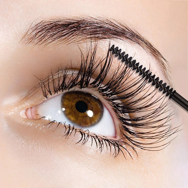 Silk Fiber Matte Mascara Makeup Ultra-Fine Brush Lengthens Eyelashes Small Brush Head Enhance Eyelashes Cosmetics Makeup