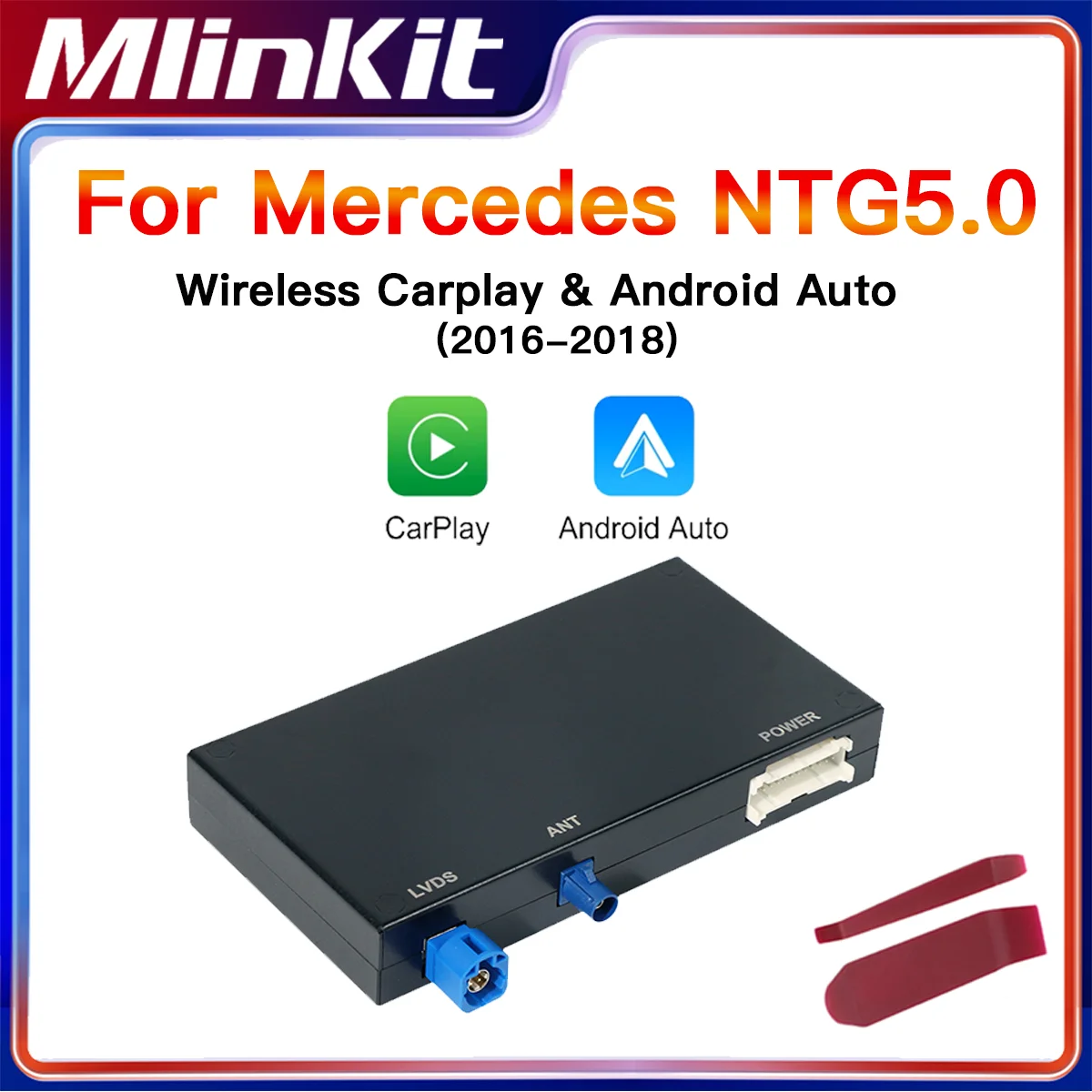 Wireless Carplay Module Android Auto Adapter for Mercedes Benz A B C S GL W176 W246 W205 W216 W166 W156 W253 W292 W117 W203 W222
