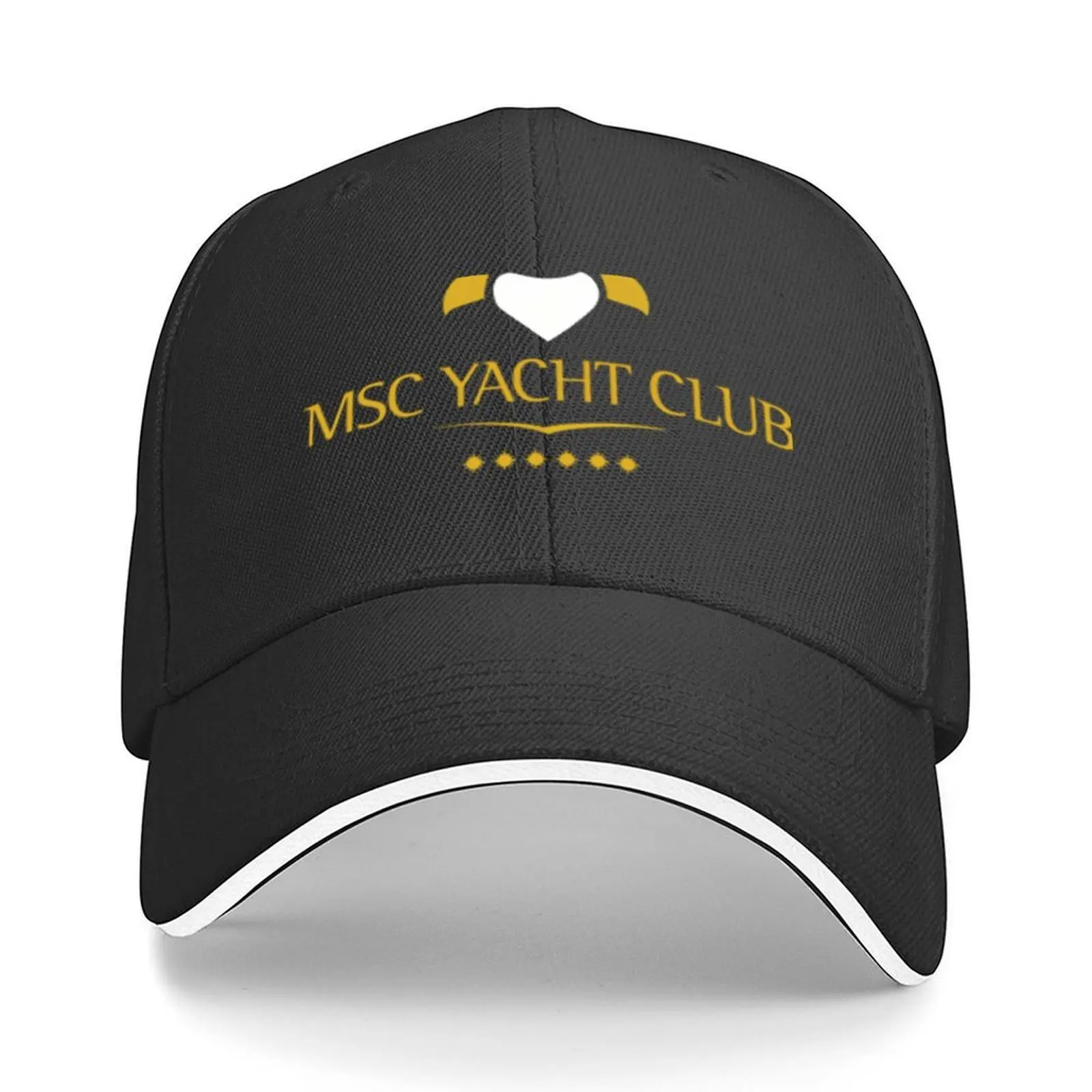 

Msc Yacht Club Logo Baseball Cap sailor cap for men Beach hats for men New In The Hat For Girls Men's