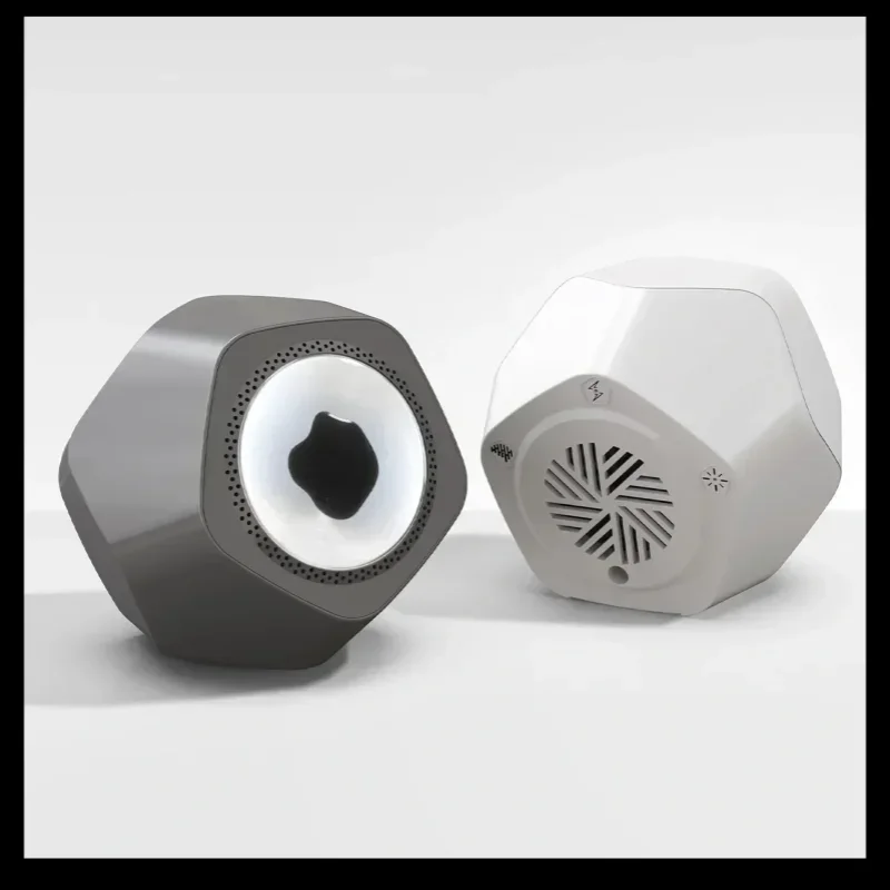 Portable Magnetic Fluid Visual Speaker Wireless Bluetooth Desktop Music Partner with Motion Sensor Touch Control Sound Reactive