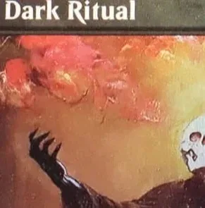 Holo/Foil "Dark Ritual" TCG M Proxy-Karten Schwarze Hochwertige Spielkarten Brettspiel-Deck Sammelkarten