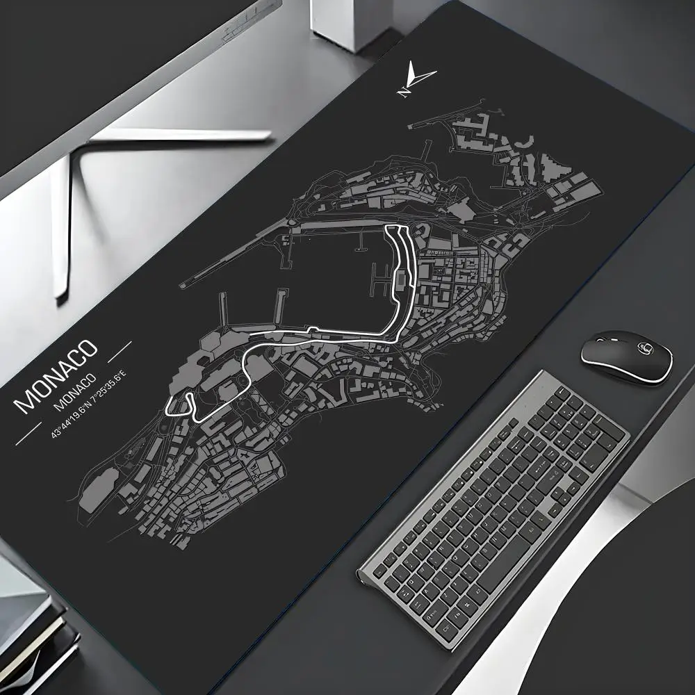 

Коврик для мыши Formula Racing Circuit, офисный коврик для мыши HD, расширенная игровая клавиатура, настольные коврики, большие аксессуары для геймеров XXL, коврик для мыши