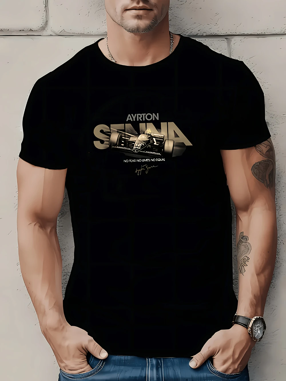 camiseta-preta-masculina-senna-gamour-introduction--camiseta-com-estampa-estilo-jumping-street-casual-adequada-para-homens-e-mulheres