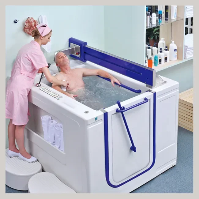 Rehabilitation Center Multi-function Bathtub Saftey Hydrotherapy Spa Bath tub For The Elderly