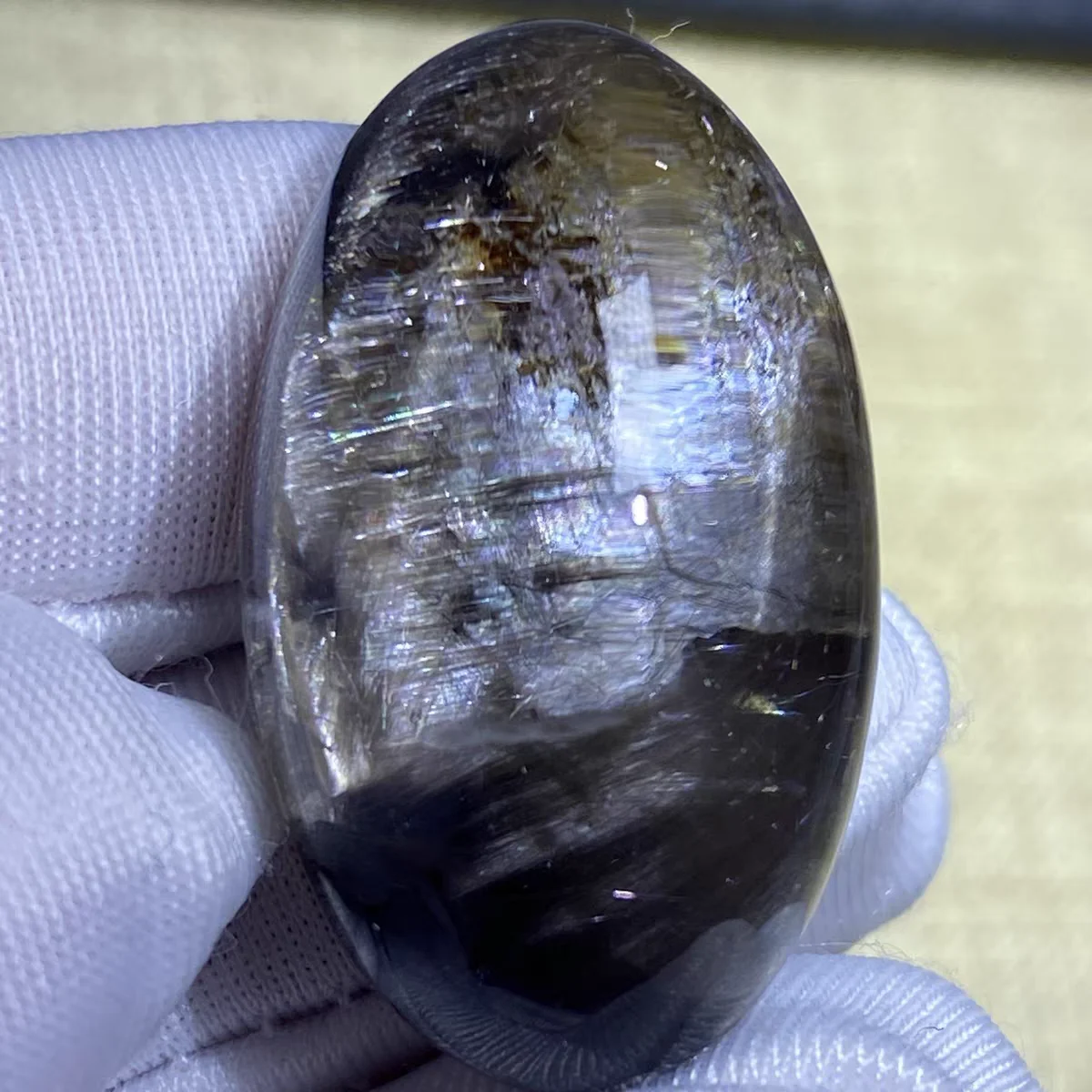 

Натуральный Brookite Platinum, черный рутилированный кварц, овальный кулон 31x18x14 мм, капля воды для женщин и мужчин, ювелирные изделия из бисера, мода AAAAAA