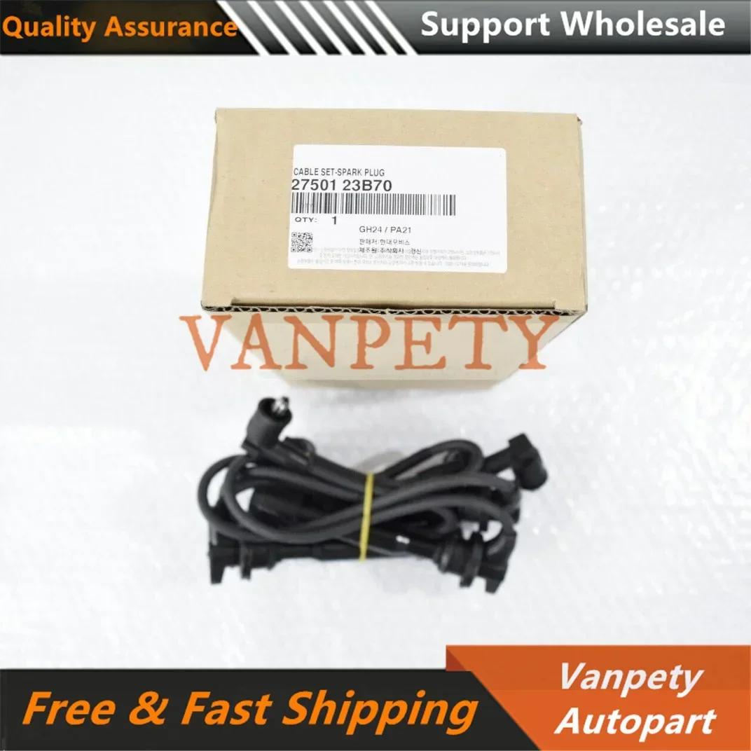 New 1 Set Ignition Wire 27501-23B70 for Hyundai Coupe Elantra Lantra II Matrix Trajet Tucson I30 Kia Carens Cerato Sportage