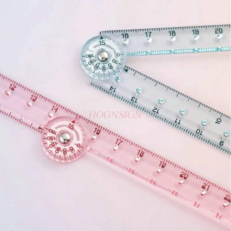 1pcs caliper to measure diameter Folding ruler, ruler with scale hole, student uses vernier