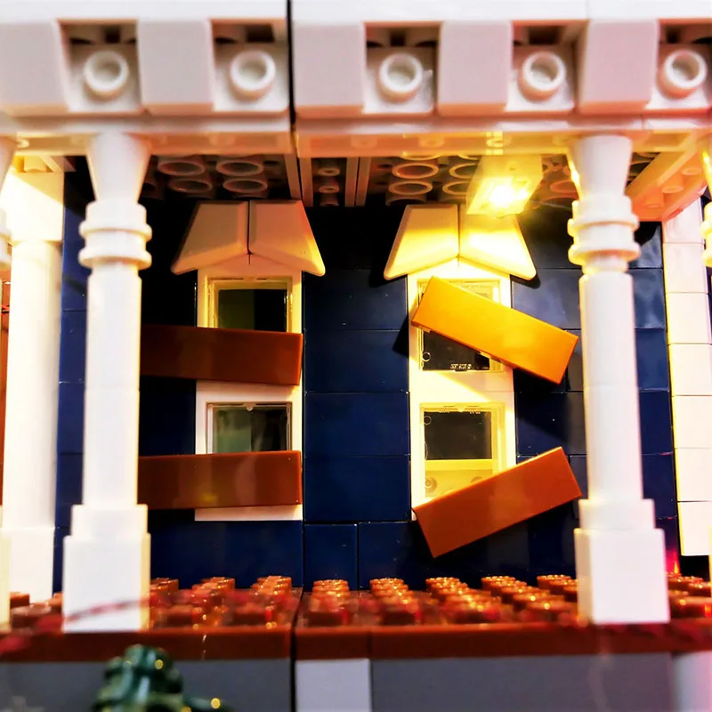 Zestaw oświetlenia LED do LEGO Stranger Things The Creel House Movie 11370 DIY Prezent (Nie zawiera klocków, zestawów, modeli do składania)