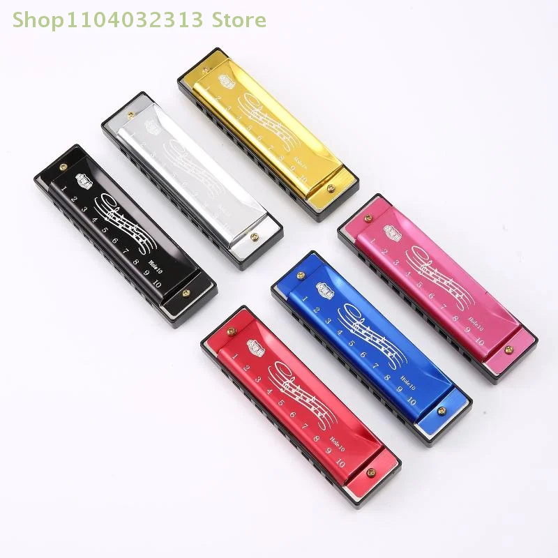 1PC 10-Hole 20-Tone Harmonica  - đánh giá và giá Harmonica 10 Hole