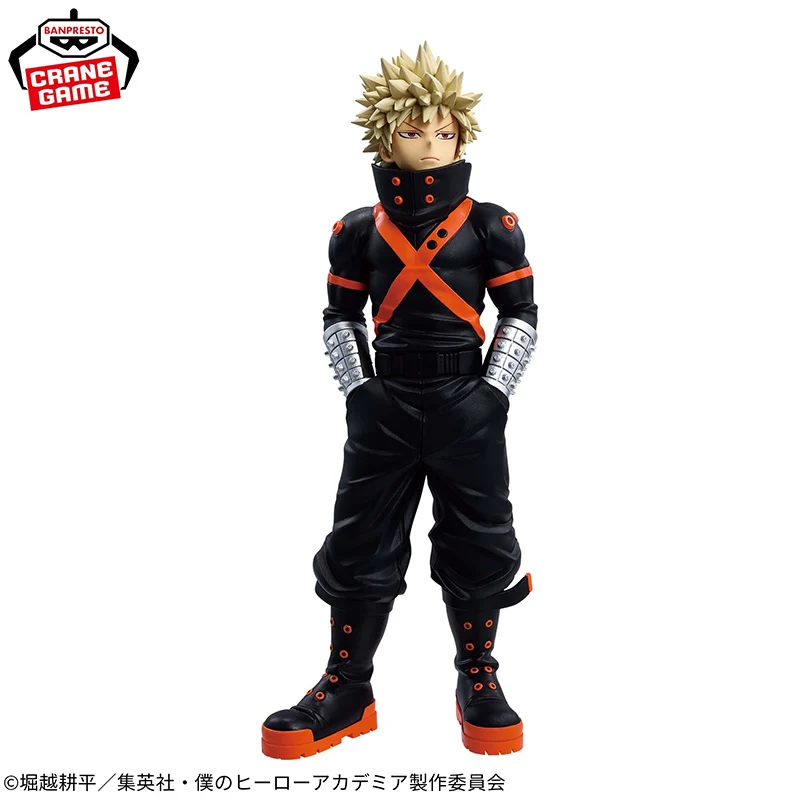 Original BANPRESTO My Hero Academia Bakugou Katsuki PVC Anime Figures Model Action Figures Collection Toy