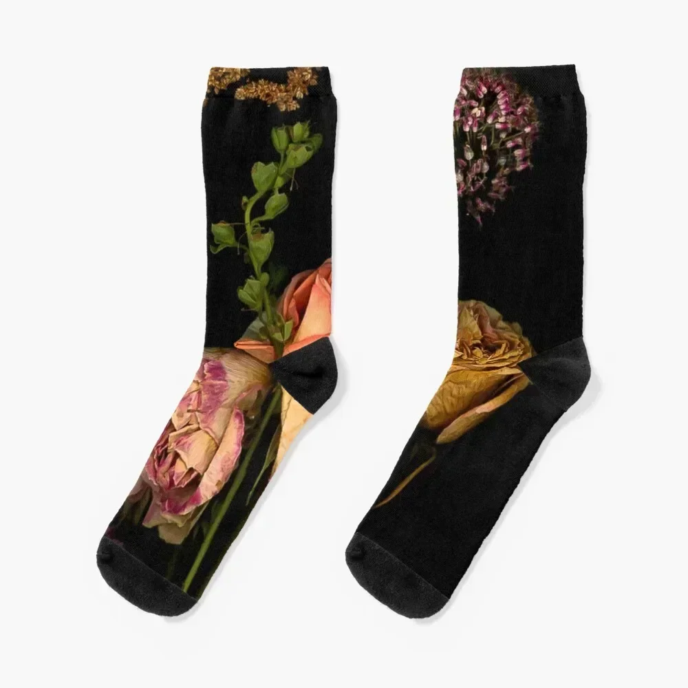

Finalis Botanical Photograph Socks bright garter soccer anti-slip retro summer Men Socks Luxury Brand Women's