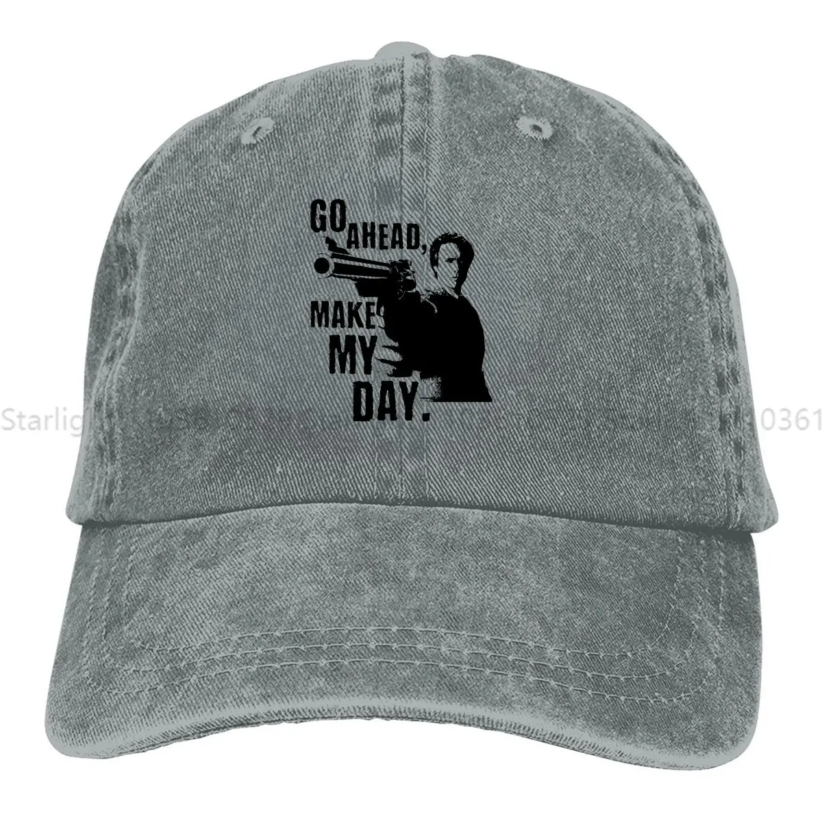 Pure Color Cowboy Hats Sudden Impact Go Ahead Make My Day Women's Hat Sun Visor Baseball Caps Dirty Harry Peaked Trucker Dad Hat