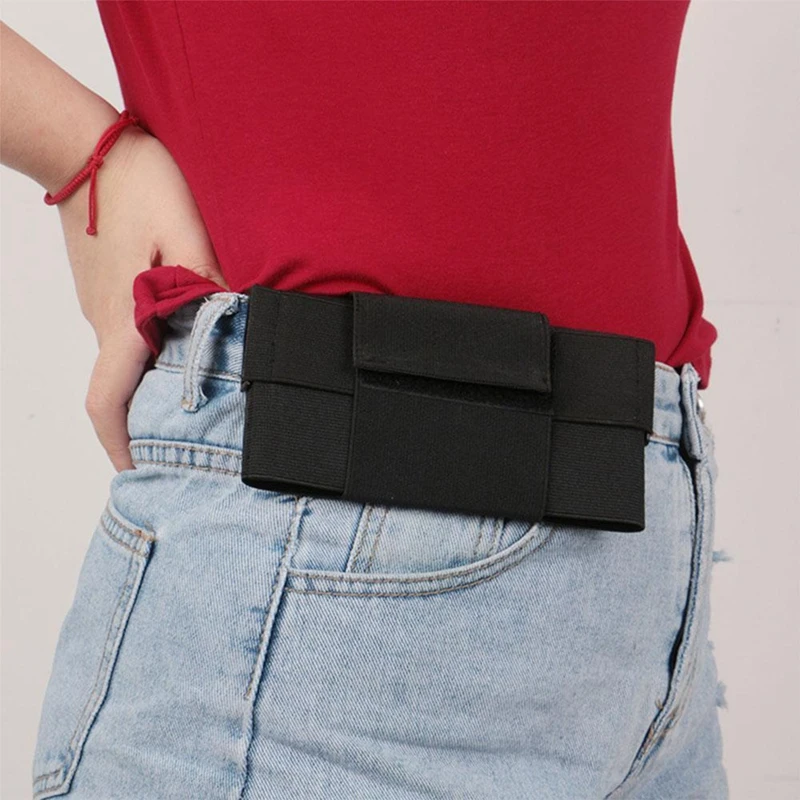 Invisible Phone Lock Bag Waterproof Waist Running Bag Belt Pouch Mini Pouch Anti Theft Fanny Pack Elastic Sports Holding Purse