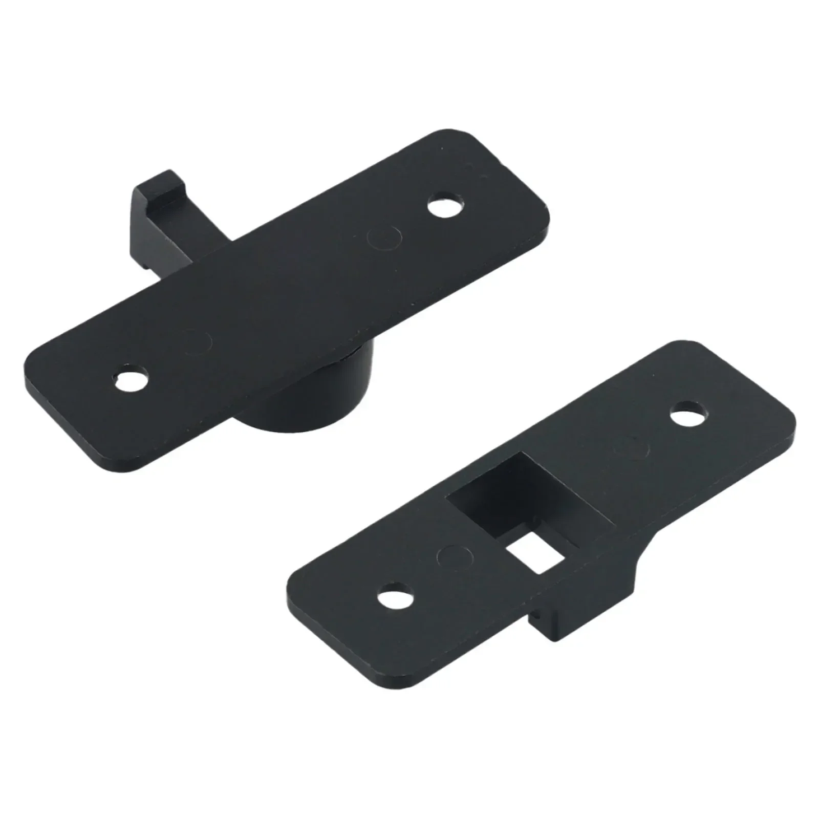 

Barn Door Lock Gate Latch Adapter Fitting Heavy Duty Part Sliding Zinc Alloy Accessory Assembly Black High Quality