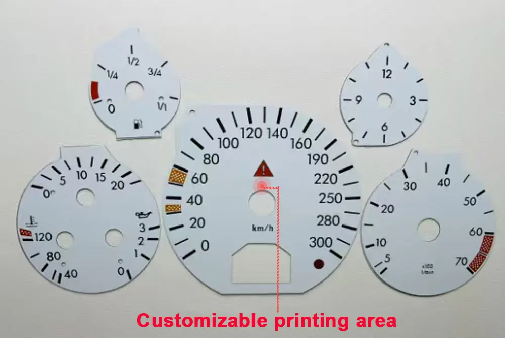 Ein Satz Messgeräte für das Mercedes W140 Instrumentencluster, Autoteile und Zubehör – Detail 5
