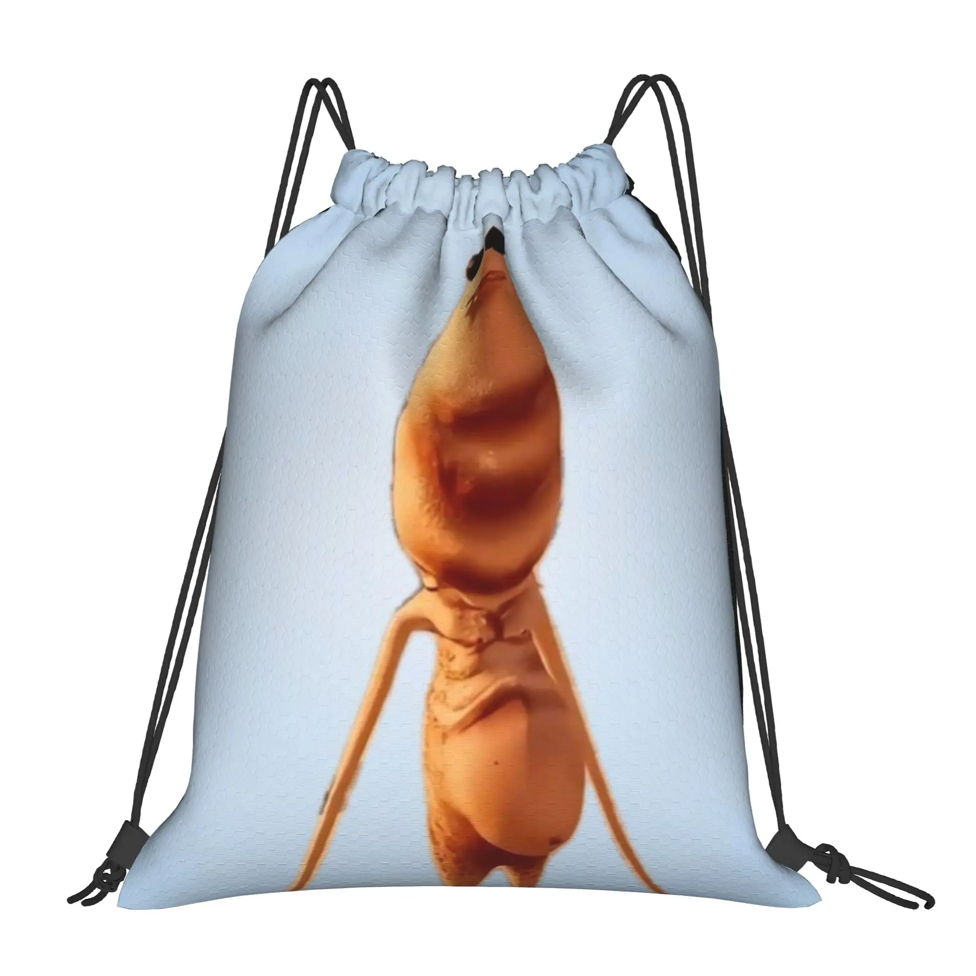 Marcus The Worm 10 Marcus The Worm Multi-function Pocket Men Women Storage Backpack Teenager Travel Bag Print Drawstring Bags