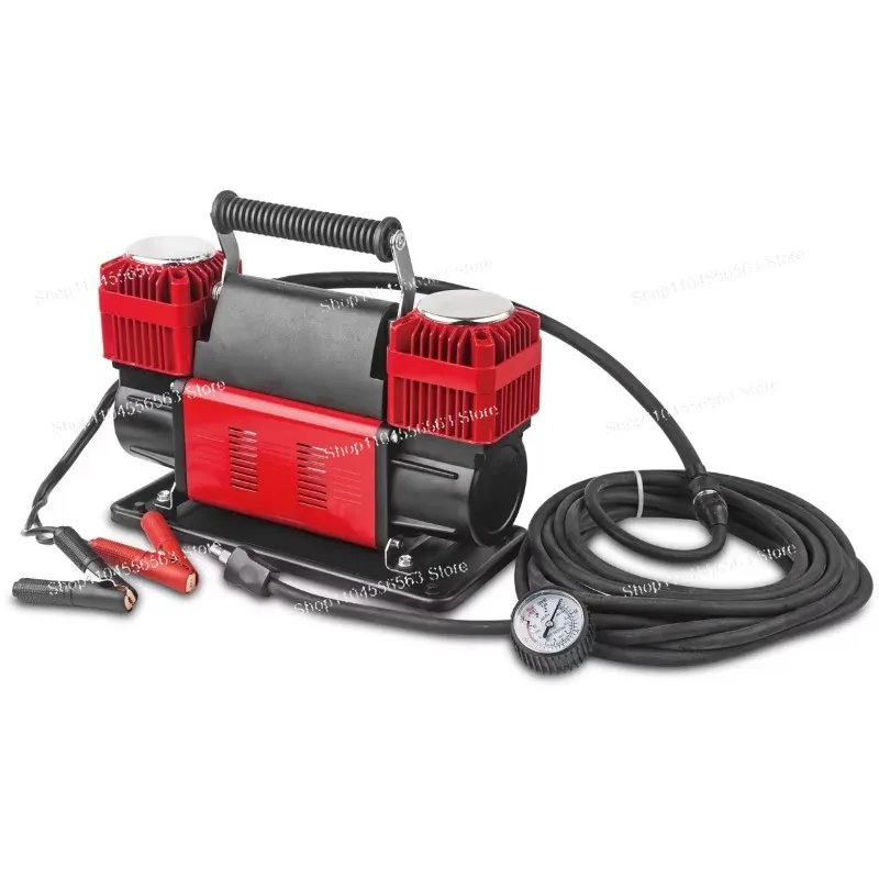 Heavy Duty Digital Display Air Compressor - 300L/min High Flow with Pressure Monitoring for Auto Inflation