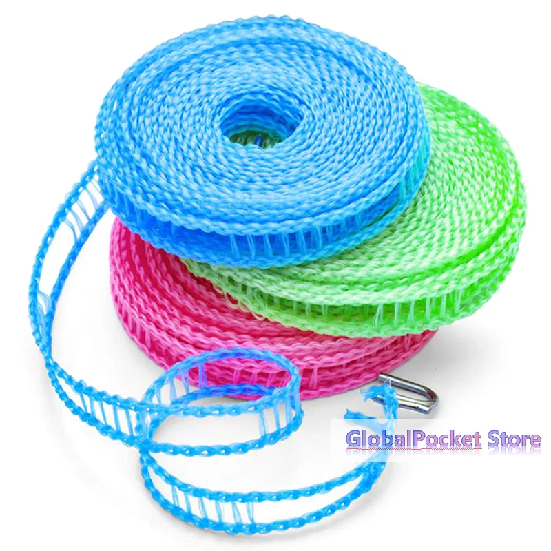 [TG823]5/10M Portable Clotheslines Windproof Fence-Type Clothesline For Outdoor Indoor Home Travel Drying Rack Clothesline