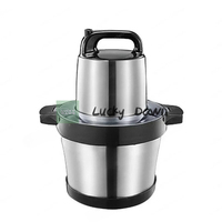 Optimized 6L Multifunction Meat Grinder Machine Chopper Mincer Stainless Steel Garlic Vegetable Blender Mixer Food Processor