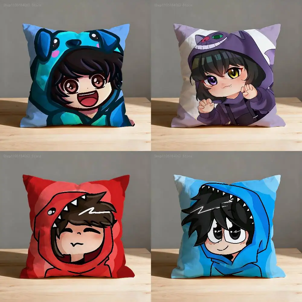 Cute O-Omz C-Crew Pillow Case Print Polyester Fiber 40X40 cm Home Sofa Throw Cushion Cover Decoration