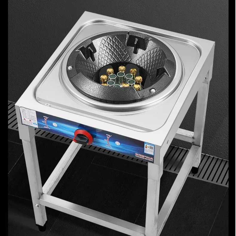 New Low - Pressure Commercial Single - Stove Fierce Fire Liquefied Gas Stove with Automatic Flameout Protection