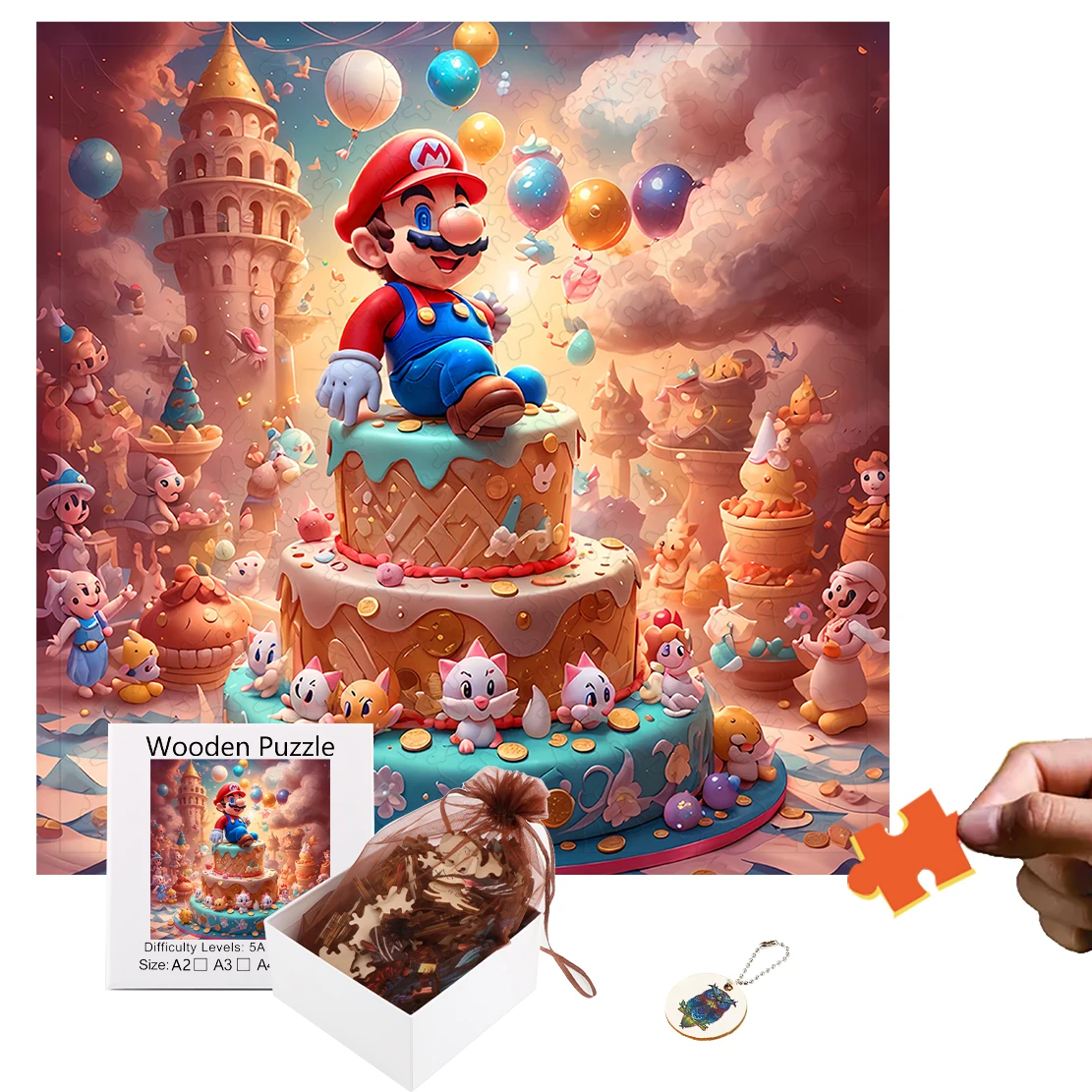 

Jigsaw Puzzle Game Wooden Toys and Leisure Kids Toy Gifts for Children's Birthday Guests Children's Day Group Gift Tables Games