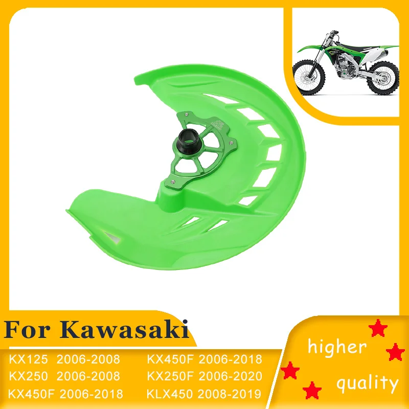 

For Kawasaki KX125 KX250 Motorcycle Front Brake Disc Guard Cover ProtectorKX250F KX450F KLX450R 2006-2020 For KX 250 250F 450F