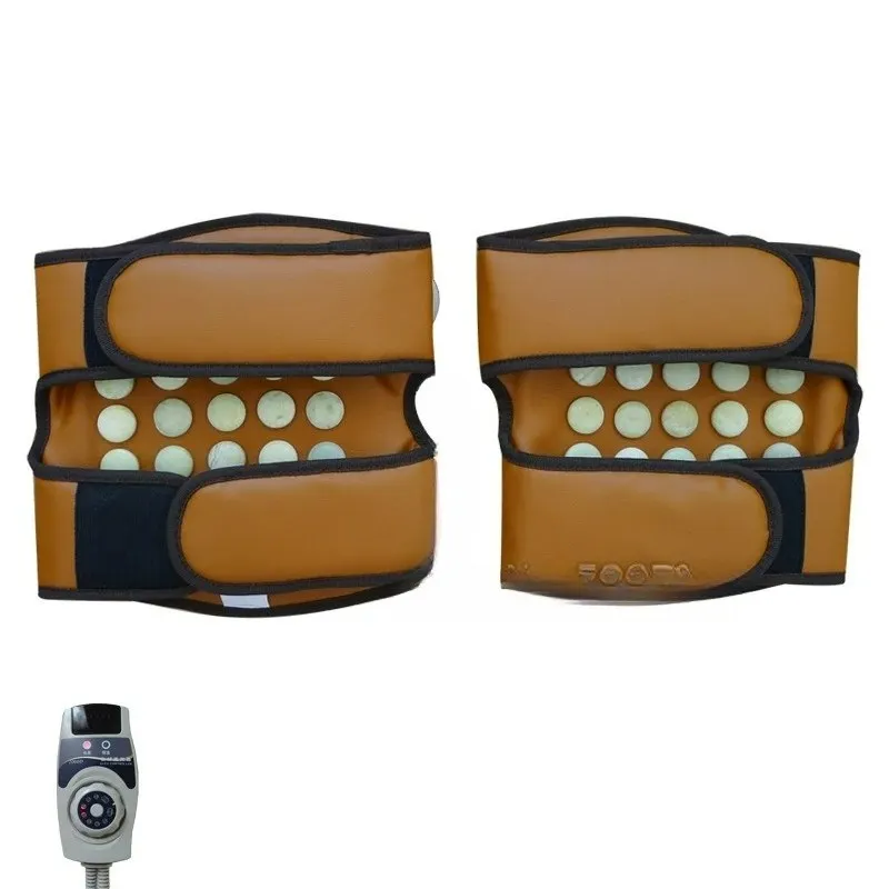 

Customizable Jade heating kneepad Physical therapy of old cold leg knee Heat Tomalin germanium health care and warmth