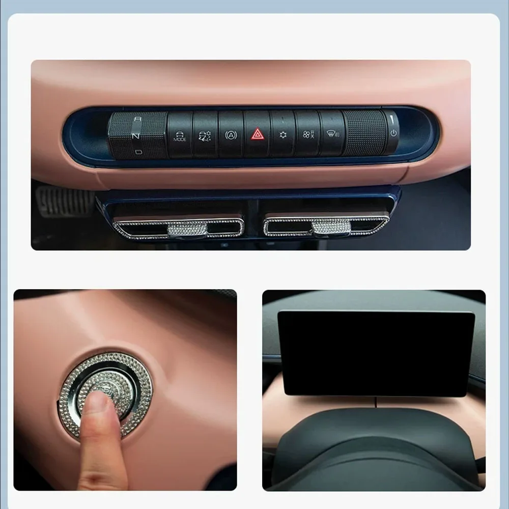 Picture 7: For BYD Seagull Surf Central Control Panel Protective Cover Dedicated Large Panel Protection Sticker Interior Decor