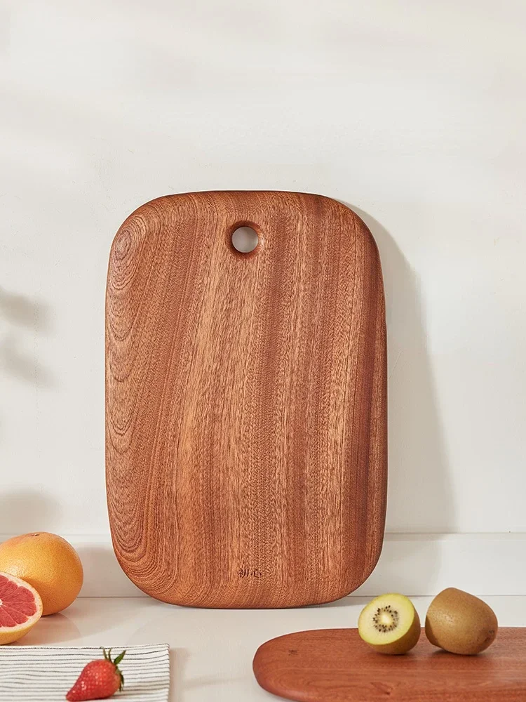 Quality Kitchen Wooden Chopping Blocks Board Pizza Bread Fruit Sushi Tray Hangable Mildew Proof Cutting Board Non-slip Knives