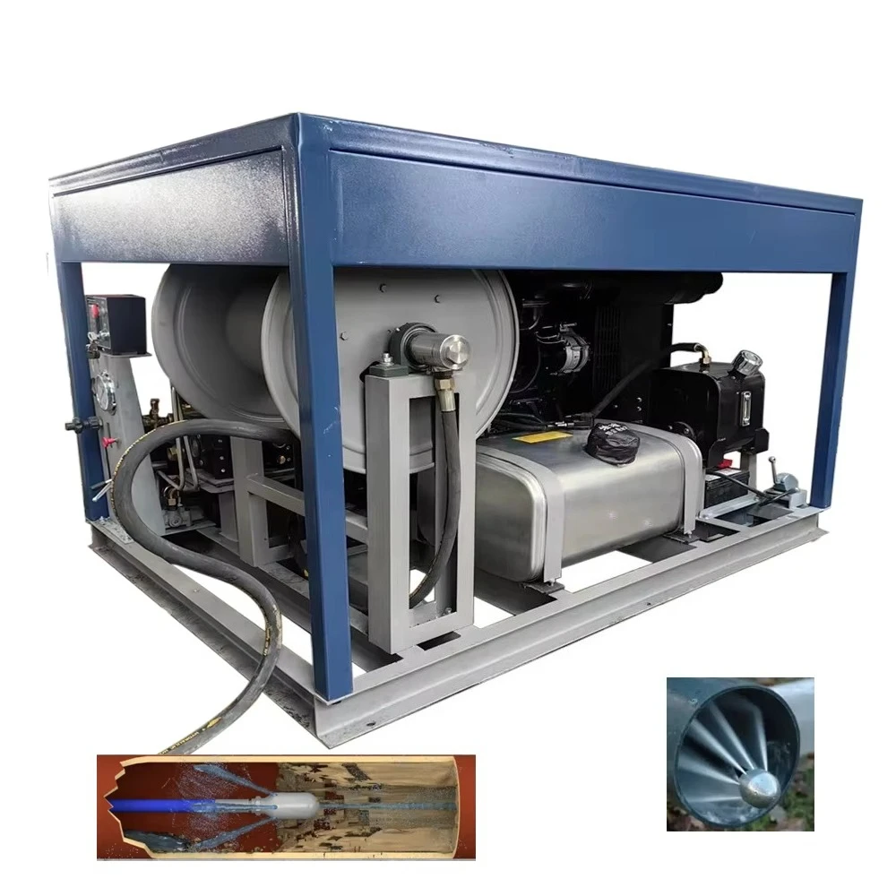 Picture 4: 240bar Large Sewer Drain Pipe Cleaning Machine Sewerage Cleaning Equipment
