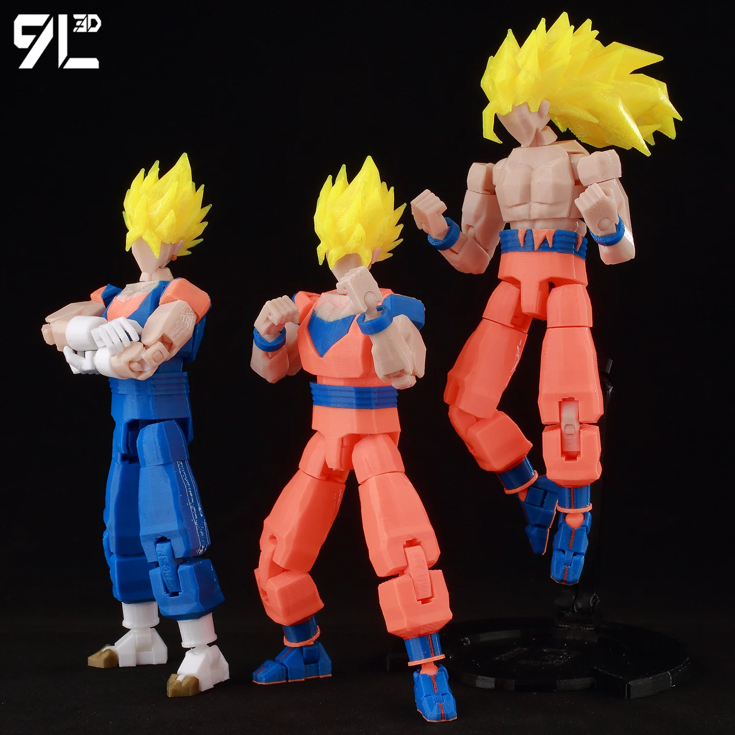 9L3D Печатный Dragon Ball Son Goku Vegeta ​   Beerus Frieza Аниме Lucky13 Манекен13 Titan13 Фигурки Многошарнирные подвижные игрушки