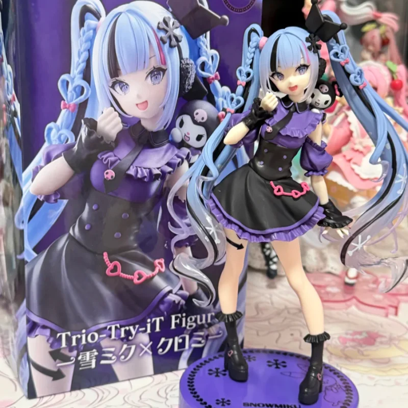 disponibile-furyu-hatsune-snowmiku-kuromi-action-figure-trio-try-it-kawaii-statuetta-da-collezione-modello-decorativo-regalo-per-ragazze