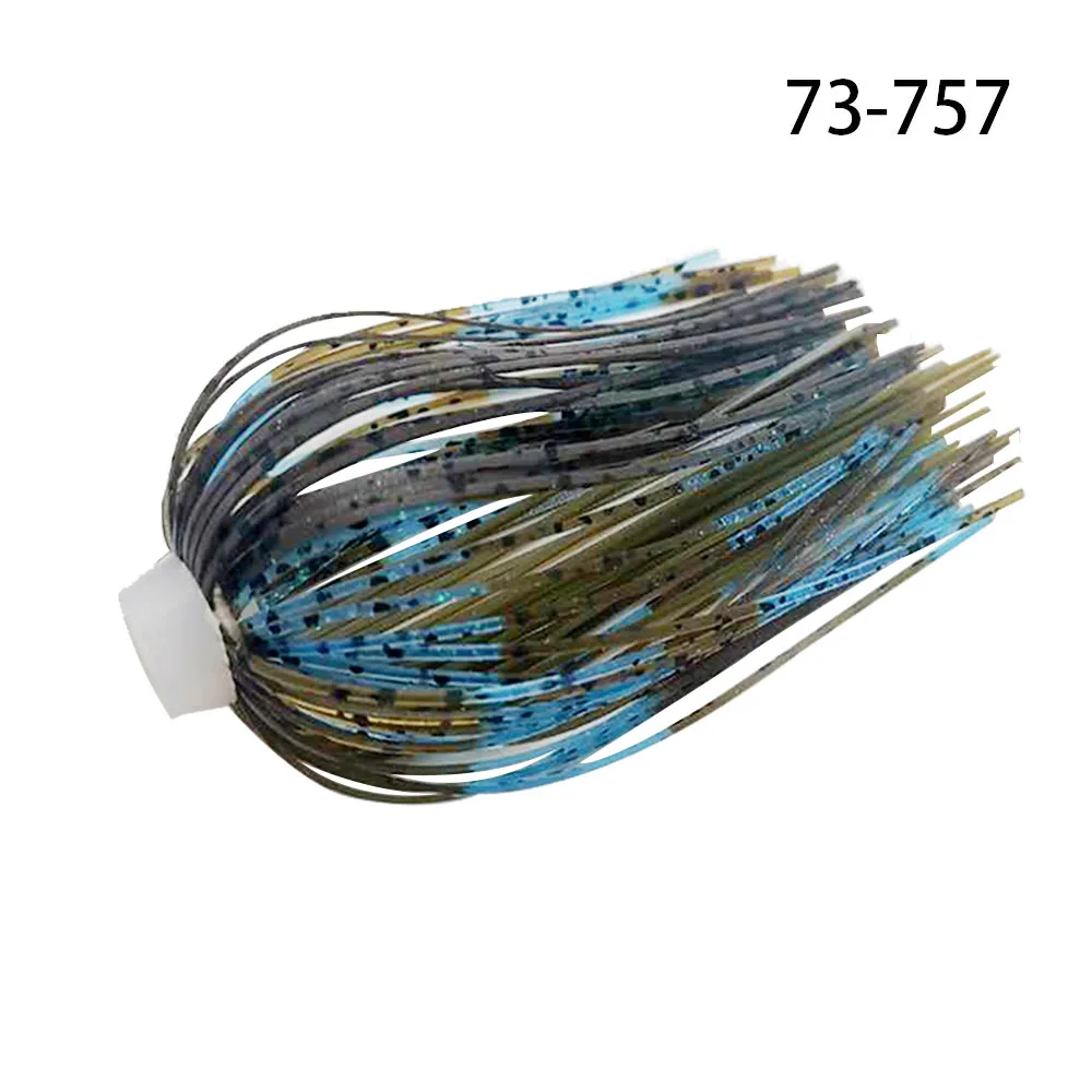 5 Stück/Lot 88 Stränge 64mm Silikonröcke Elastische Löcher Schirmröcke Angelzubehör Buzzbaits Spinner Buzz Bait – Detail 5
