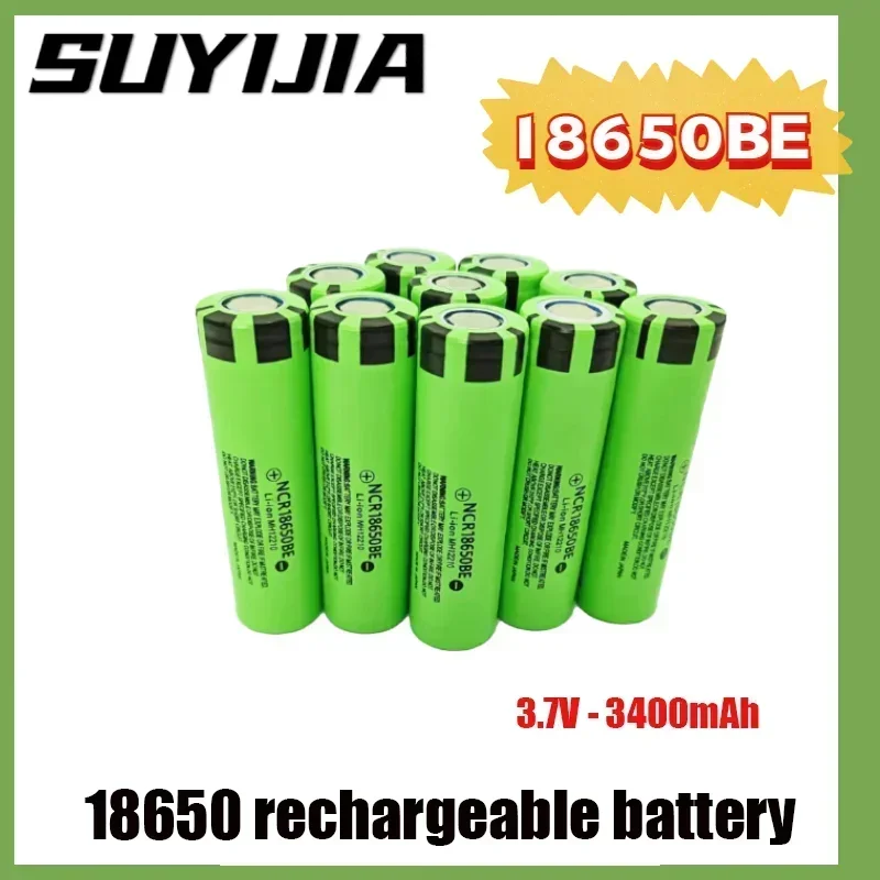 

18650 battery NCR18650 3.7V 3400mAh 34B lithium rechargeable battery suitable for toy microphone screwdriver flashlight battery