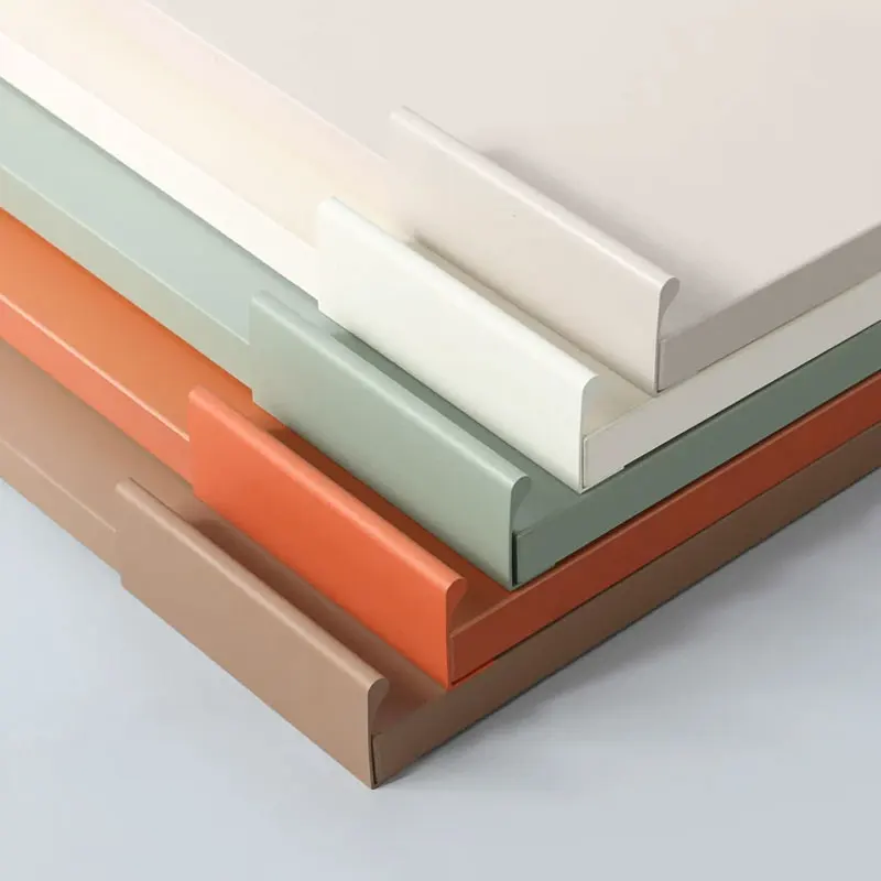 Colorful Invisible Handles for Cabinets Rustic Drawers Wardrobes Cupboard Pulls No Drilling Aluminum Alloy Furniture Hardware