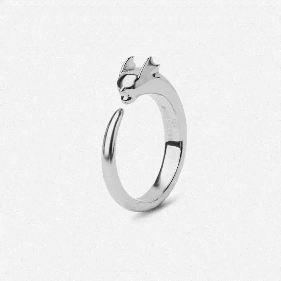2026New Pokemon Dratini Gengar Derivative Peripheral Anime Ring 2D Cartoon Fashion Cosplay Accessories Birthday Gift for Couples view 4