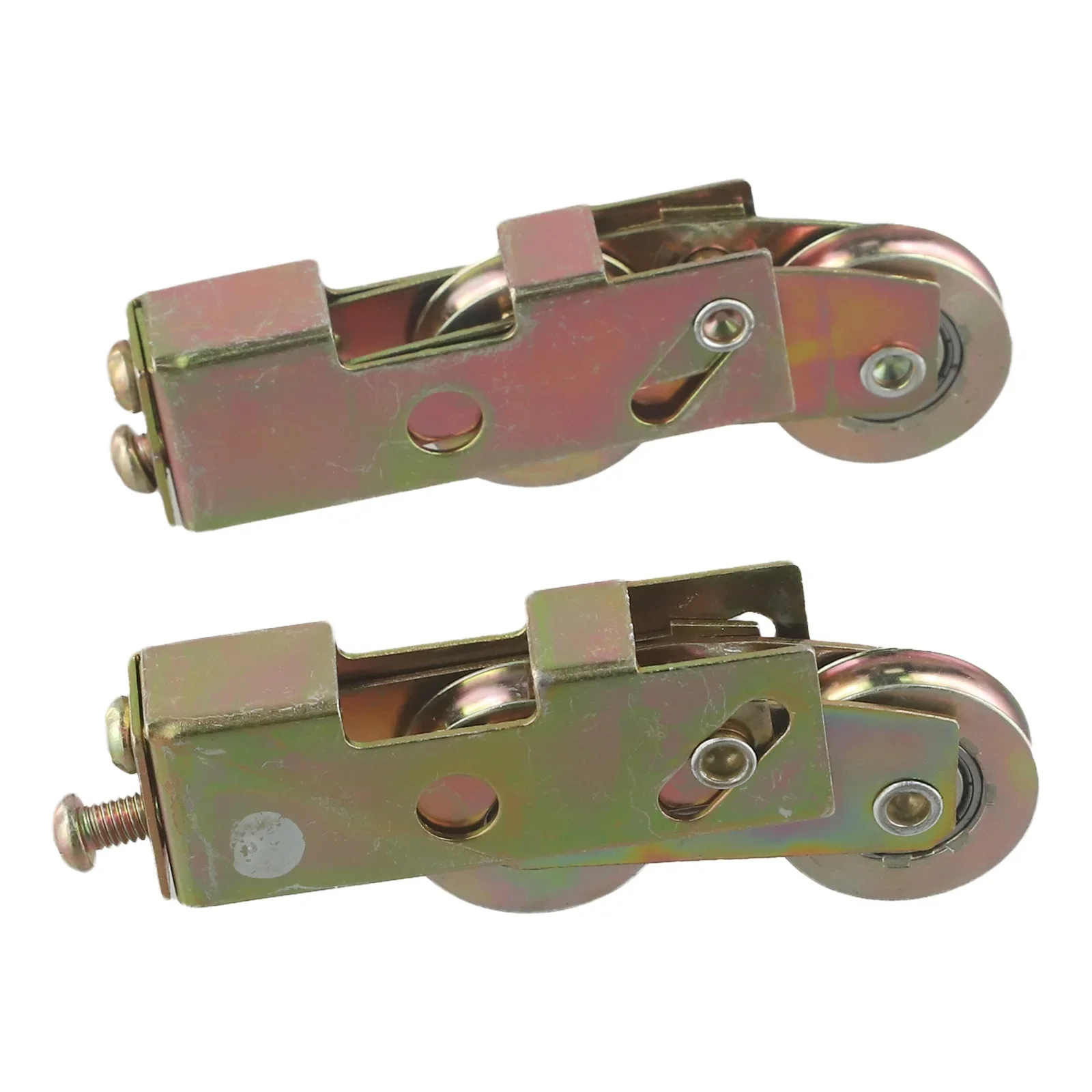 

2Pcs Sliding Door Pulley Rollers 1-1/4 Inch Sliding Door Window Bearing Wheel Hardware Cabinet Wardrobe Hanging Sliding Pulley