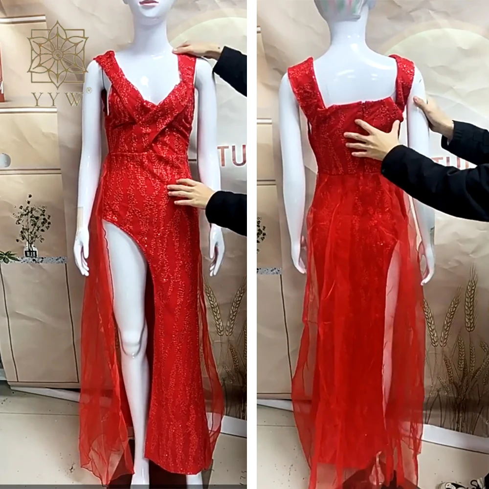 Sexy Off Shoulder Wedding Party Dress Elegant Evening Dress High Waist Slit Long Prom Formal Party Gowns Birthday For Women