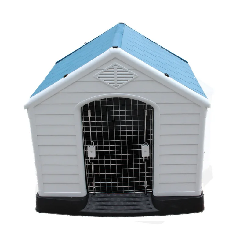 

Plastic Dog House Out Door Large Big Dog House Foldable Pet Dog Home