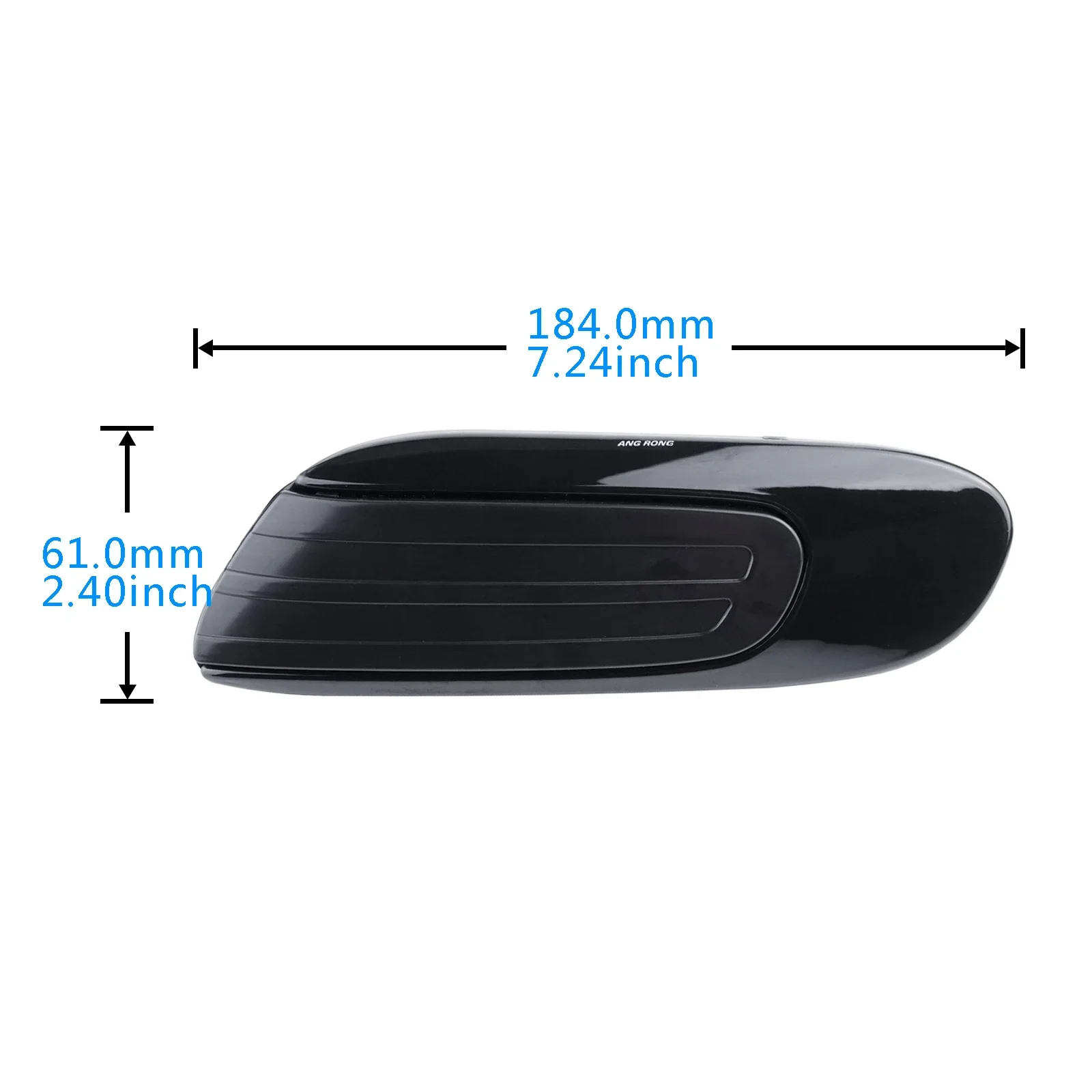 Repetidor lateral con indicador LED dinámico, luz negra para Mini Cooper One F55, F56, F57