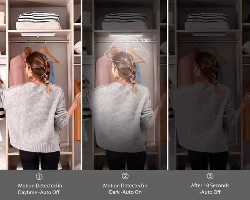 Беспроводная лампа с датчиком движения