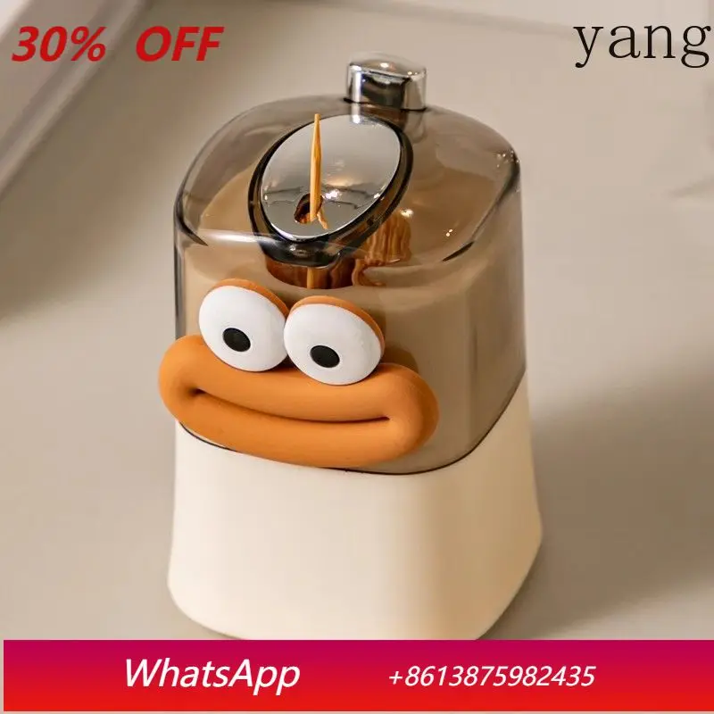 

LTT creative toothpick holder automatically pops up high-value home storage toothpick box