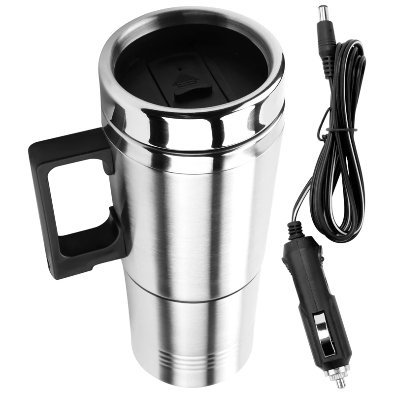 1 PCS 300Ml Heated Cup With Cigarette-Lighter Connector For Car Travel Insulation Thermal Mug Coffee Cup