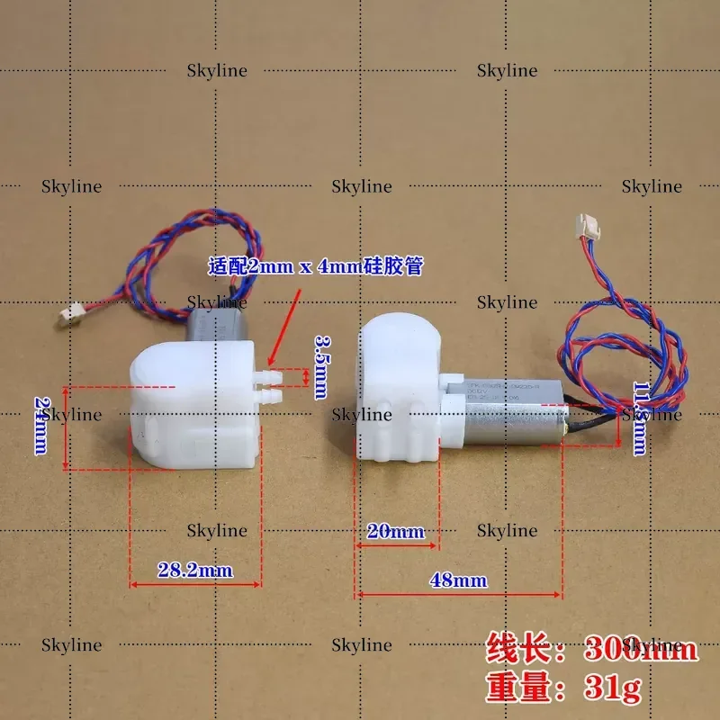 For CJLP19-CA12E Precision Peristaltic Self-Priming Pump DC 6V-12V Micro 050 Peristaltic Pump