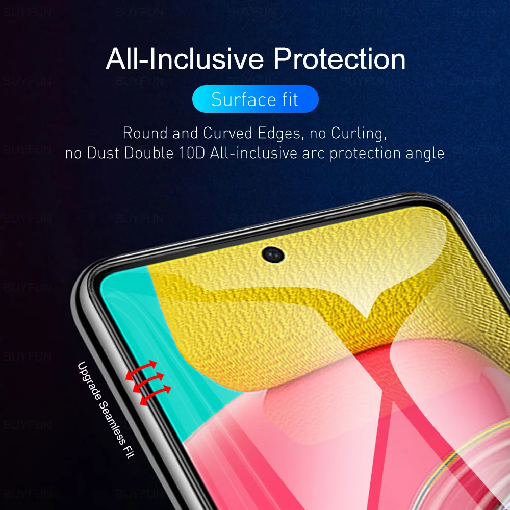 2PCS Hydrogel ฟิล์มสำหรับ Samsung Galaxy M53 6.7 "Screen Protector สำหรับ Samsung M53 5G ซัมซุง M 53 53M ป้องกันฟิล์มป้องกันฟิล์มแก้ว