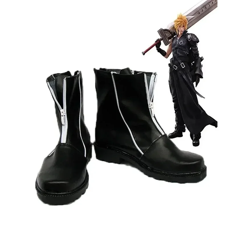 

Сапоги для косплея VII Cloud на заказ — обувь солдатского персонажа FF7 любого размера jk; 6